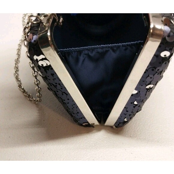 Vintage Clutch Evening Bag Sequin Handbag Special Occasion Prom Wedding Party - Picture 7 of 11